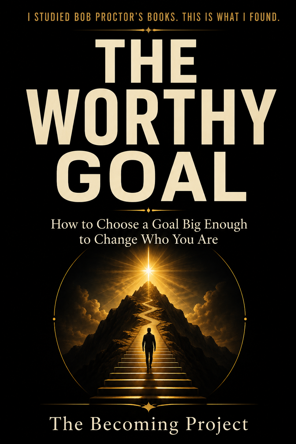 Cover of The Worthy Goal — How to Choose a Goal Big Enough to Change Who You Are